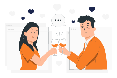 Perfect match illustration